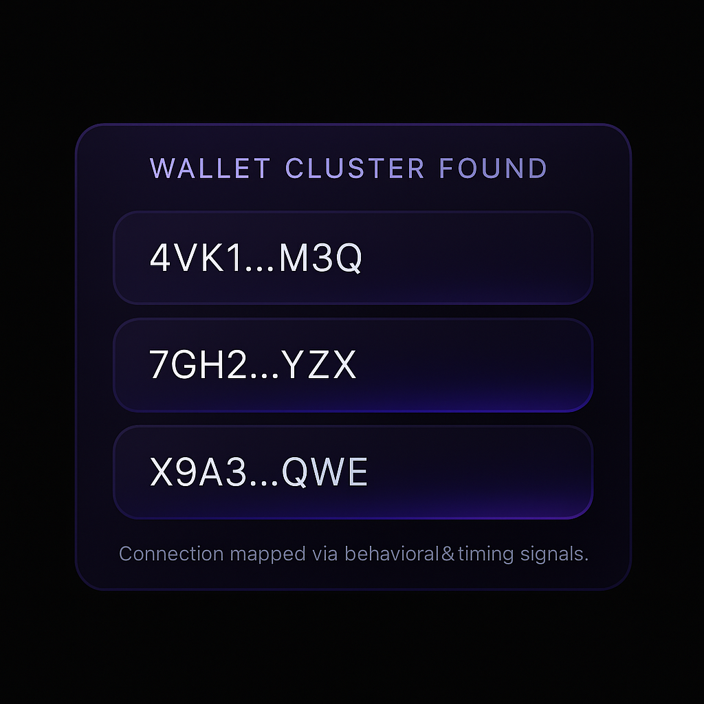 Wallet Cluster Visualization